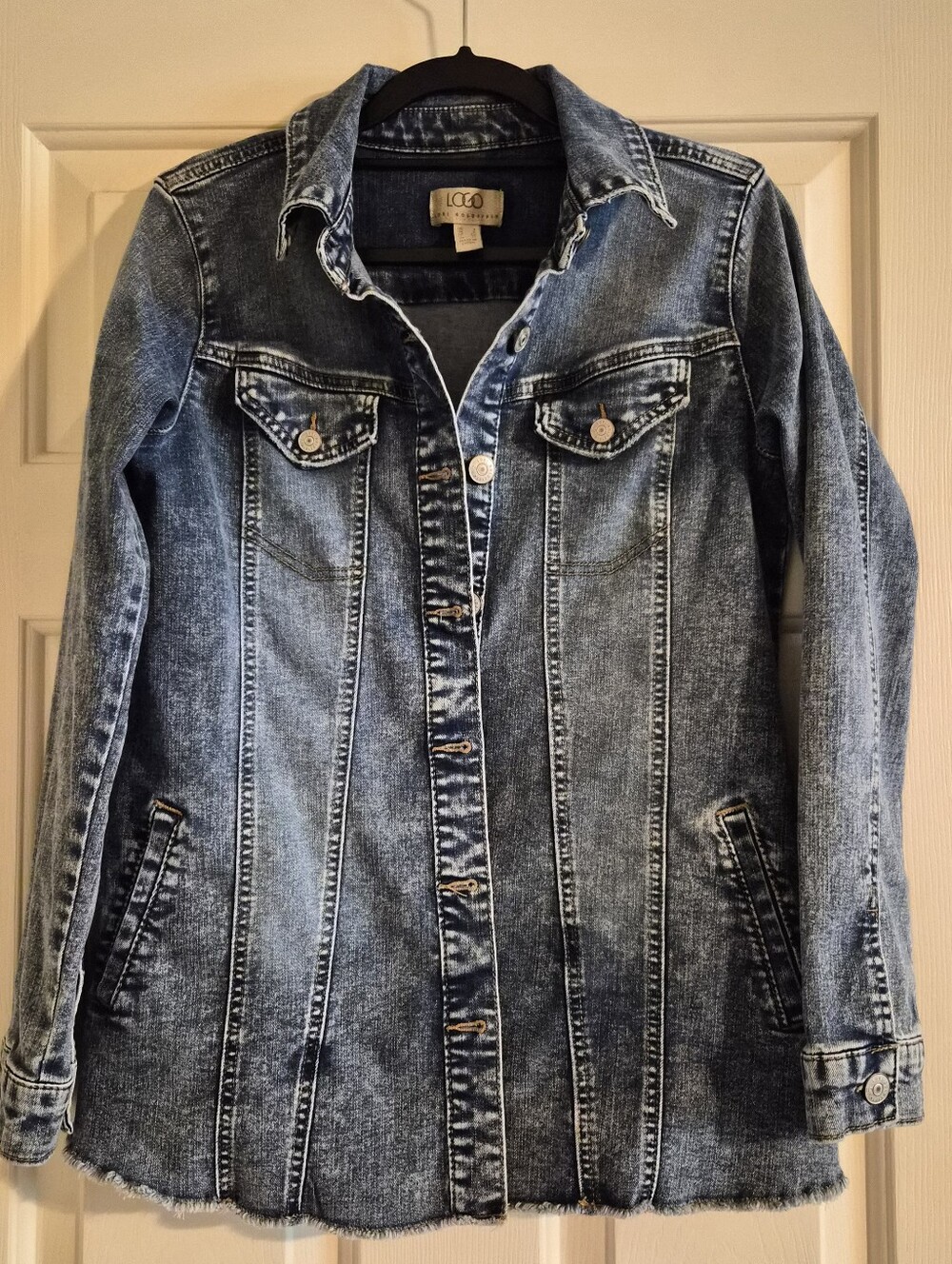NWT Logo Jean Jacket Size 2